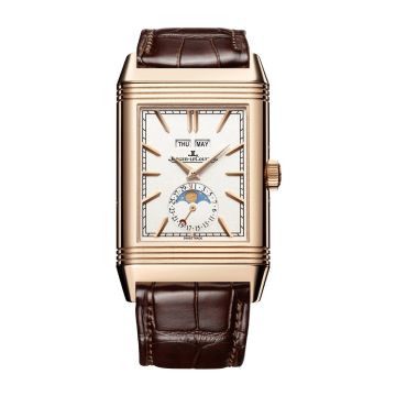 Jaeger-LeCoultre Reverso Tribute Duoface Calendar Stainless Steel / Silver