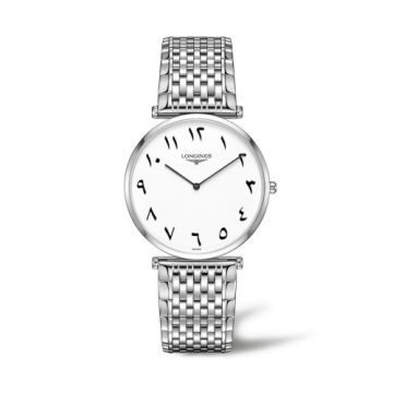 Longines La Grande Classique Quartz 37 Stainless Steel / White - Eastern Arabic / Bracelet