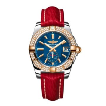 Breitling Galactic 36 Automatic Stainless Steel / Rose Gold / Diamond / Gun Blue / Sahara