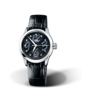 Oris Artelier Date Diamonds 31 Stainless Steel / Black