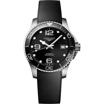 Longines HydroConquest 39 Automatic Stainless Steel / Black / Rubber