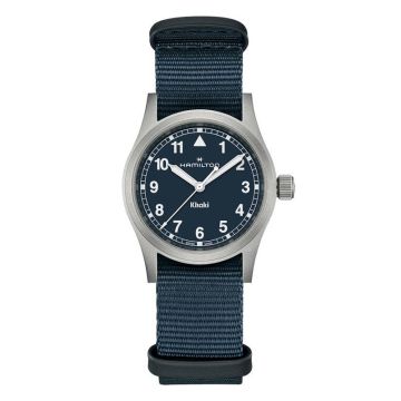 Hamilton Khaki Field Quartz 33 Stainless Steel / Blue