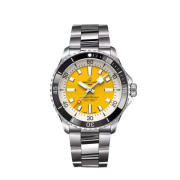 Breitling SuperOcean Automatic 42 Stainless Steel / Yellow / Bracelet