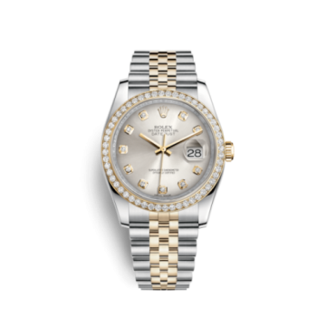 Rolex Datejust 36 Rolesor Yellow Diamond / Jubilee / Silver Diamond