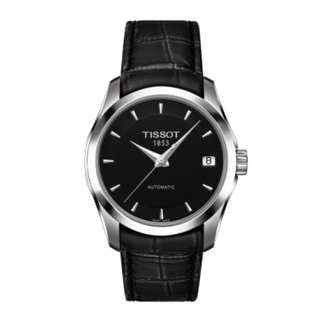 Tissot Couturier Automatic Ladies Black / Strap