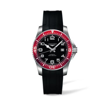Longines Hydroconquest Auttomatic 39 Red Rubber