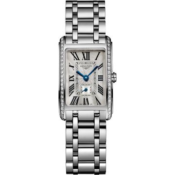 Longines DolceVita 20.5 Quartz Stainless Steel / Diamond / Silver / Bracelet