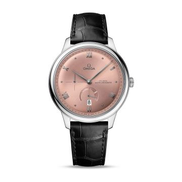 Omega De Ville Power Reserve Master Chronometer Stainless Steel / Salmon