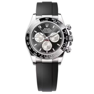 Rolex Cosmograph Daytona White Gold - Cerachrom / Black - Steel / Oysterflex