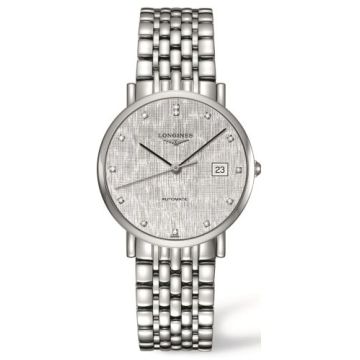 Longines Elegant Collection Automatic 37 Stainless Steel / Silver / Bracelet