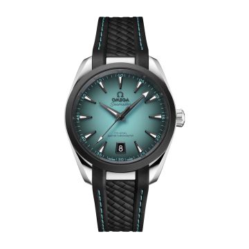 Omega Seamaster Aqua Terra 150M Master Chronometer 38 Stainless Steel - Ceramic / Turquoise / Rubber