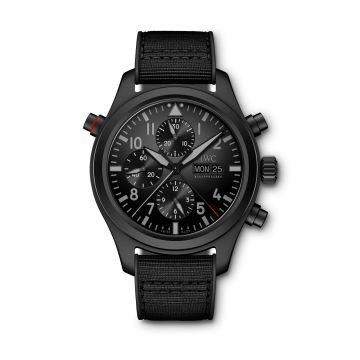 IWC Schaffhausen Pilot's Watch Double Chronograph Top Gun Ceratanium
