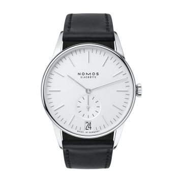 Nomos Glashütte Orion 38 Date White / Open Case Back