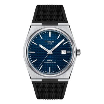 Tissot PRX Powermatic 80 Stainless Steel / Blue / Rubber