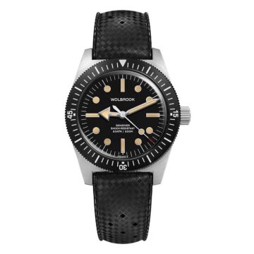 Wolbrook de plongée automatique Skindiver 38 mm Old Radium Lume