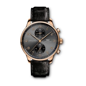 IWC Schaffhausen Portugieser Chronograph Red Gold / Grey