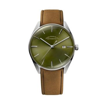 Elka Watch Co. D-Series Stainless Steel / Green / Leather