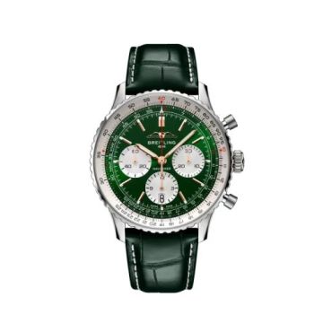 Breitling Navitimer B01 Chronograph 43 Stainless Steel / Green / Boutique Edition
