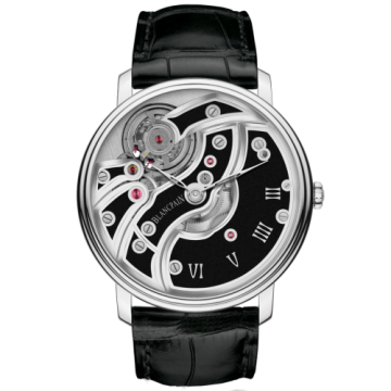 Blancpain Villeret Mouvement Inversé Black