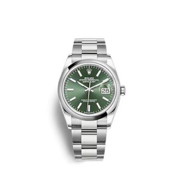 Rolex Datejust 36 Stainless Steel - Domed / Green / Oyster