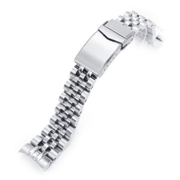 Angus-J Louis JUB Watch Band for TUD BB58, 316L Stainless Steel Brushed V-Clasp - 20mm