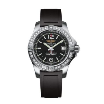 Breitling Colt Lady Diamond / Volcano Black / Rubber / Pin