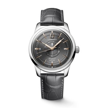 Longines Conquest Heritage Power Reserve 38 Stainless Steel / Grey