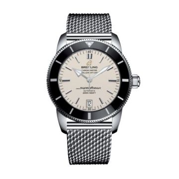 Breitling Superocean Heritage II 42 Stainless Steel / Black / Silver / Bracelet