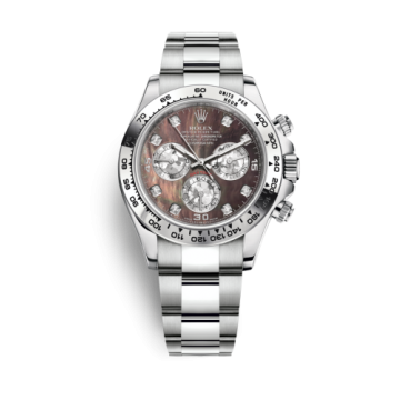 Rolex Cosmograph Daytona White Gold / Black MOP / Diamonds