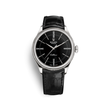 Rolex Cellini Time White Gold / Black / Alligator Black