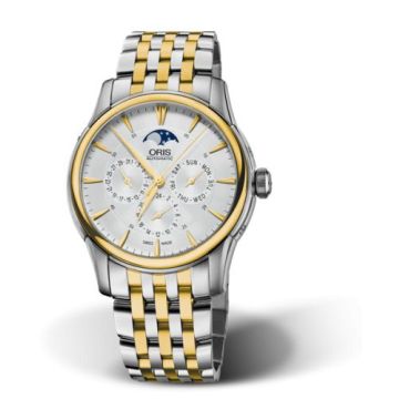 Oris Artelier Complication 40.5 Stainless Steel - Yellow Gold / Silver / Bracelet