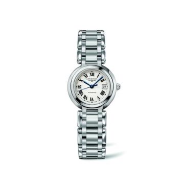 Longines PrimaLuna Automatic 26.5 Stainless Steel / Silver - Roman / Bracelet