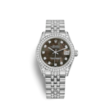 Rolex Datejust 31 White Gold Diamond / Jubilee Diamond / Black MOP