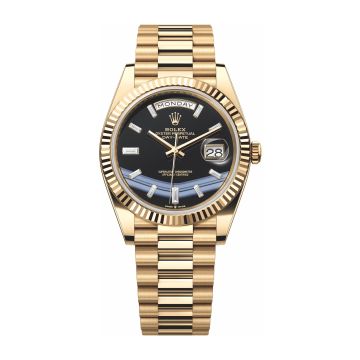 Rolex Day-Date 40 Yellow Gold / Onyx
