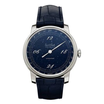 Gustave & Cie 24H Paul Argent & Aventurine 39mm