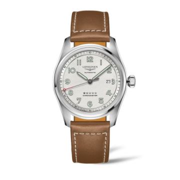 Longines Spirit Automatic 42 Silver / Strap XL