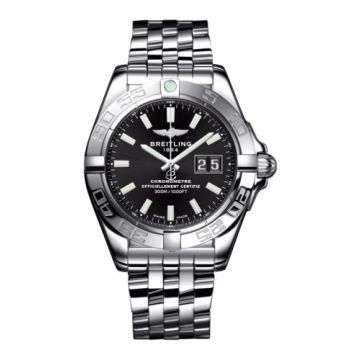 Breitling Galactic 41 Stainless Steel / Onyx Black / Bracelet