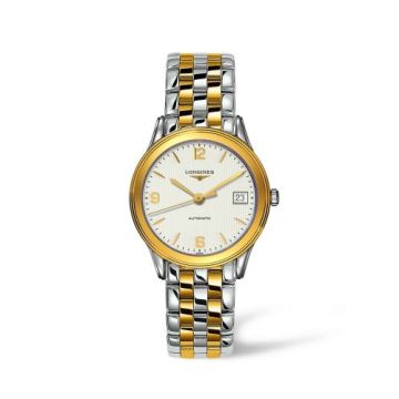 Longines Flagship 35.6 Automatic Two Tone Cream