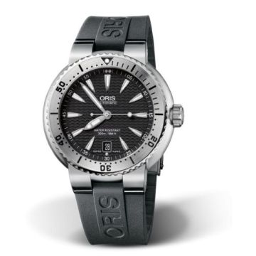 Oris Divers Date Stainless Steel / Black / Rubber