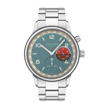 Nomos Glashütte Club Sport Neomatik Worldtimer Glacier