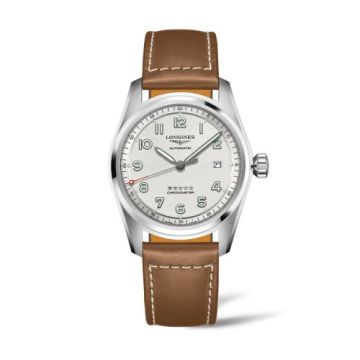 Longines Spirit Automatic 40 Silver / Strap XL