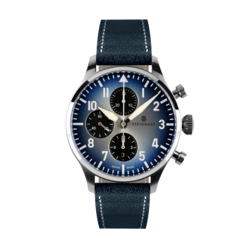 Steinhart Pilot Chronograph 42 blue SUMMER EDITION