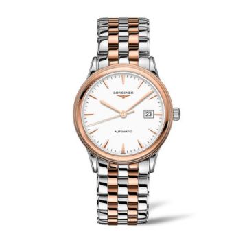 Longines Flagship 40 Stainless Steel - Pink Gold / White / Bracelet