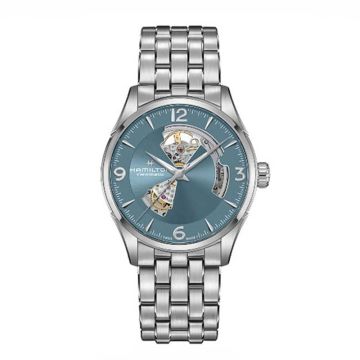 Hamilton Jazzmaster Open Heart 42 Stainless Steel / Blue / Bracelet