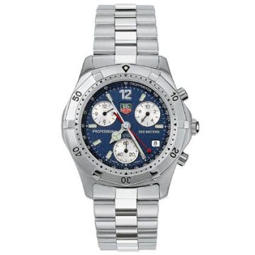 TAG Heuer 2000 Chronograph Stainless Steel / Blue / Bracelet