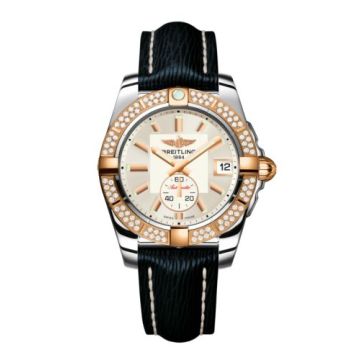 Breitling Galactic 36 Automatic Stainless Steel / Rose Gold / Diamond / Stratus Silver / Sahara