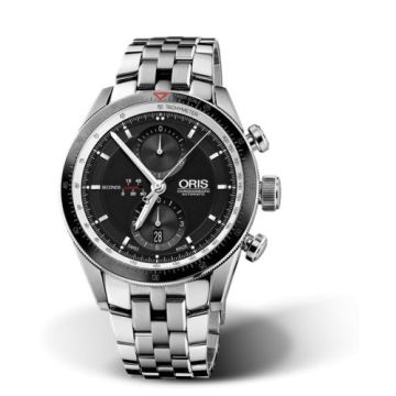 Oris Artix GT Chronograph Stainless Steel - Ceramic / Black / Bracelet
