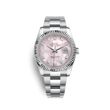 Rolex Datejust 36 Stainless Steel Fluted / Oyster / Pink MOP