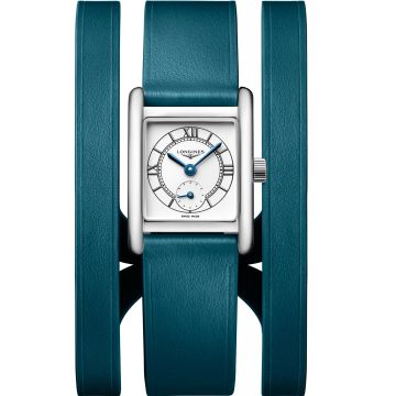 Longines Mini Dolce Vita 21.5 Quartz Stainless Steel / Silver / Triple Cuff Blue