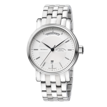 Mühle Glashütte Teutonia II Tag/Datum Silver / Bracelet
